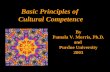 Principles of Cultural Competence Power Point