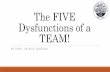 The FIVE Dysfunctions of a TEAM!