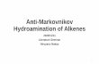 Anti-Markovnikov Hydroamination of Alkenes