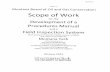 Report Board of and Gas Scope of Work - Montana