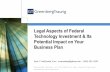Legal Aspects of Federal Technology Investment & Its ...
