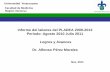 Informe del labores del PLADEA 2009-2013 Periodo: Agosto ...