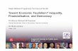 Toward Economic Feudalism? Inequality, Financialisation ...