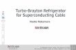 Turbo-Brayton Refrigerator for Superconducting Cable
