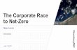 The Corporate Race to Net-Zero
