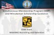 Simultaneous Membership Program (SMP) and Minuteman ...