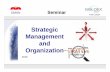 Strategic Management and Organization