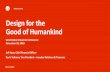 Design for the Good of Humankind - Herman Miller, Inc.