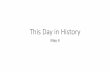 This Day in History - Mesa Public Schools