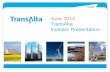 June 2014 TransAlta Investor Presentation
