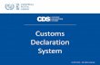 Customs Declaration System - Aventri