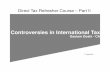 Controversies in International Tax