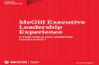 McGill Executive Leadership Experience