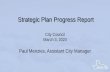 Strategic Plan Progress Report - Wichita Falls, TX