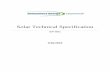 Solar Technical Specification - Appliance Service Plan