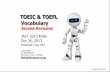 TOEIC & TOEFL Vocabulary - Words and Monsters