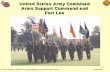 United States Army Combined Arms Support Command and Fort Lee