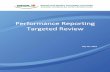 Performance Reporting Targeted Review