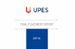 FINAL PLACEMENT REPORT - UPES