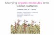 Marrying organic molecules onto Silicon surface