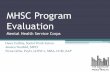 MHSC Program Evaluation
