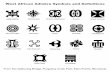 West African Adinkra Symbols and Definitions