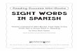 Reading Success Mini-Books SIGHT WORDS IN SPANISH