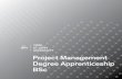 Project Management Degree Apprenticeship