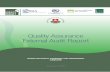 Quality Assurance External Audit Report