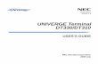 UNIVERGE Terminal DT330/DT310 User’s Guide