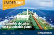 Sustainable shipping for a sustainable planet