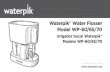 Waterpik Water Flosser Model WP-60/65/70