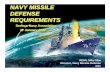 NAVY MISSILE DEFENSE REQUIREMENTS