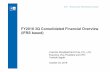 FY2018 3Q Consolidated Financial Overview (IFRS based)