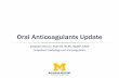 Oral Anticoagulants Update - micmt-cares.org