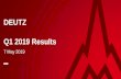 DEUTZ Q1 2019 Results