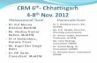 CRM 6 - Chhattisgarh 4-8th Nov. 2012