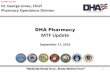 DHA Pharmacy MTF Update
