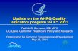 Update on the AHRQ Quality Indicators program for FY 2011