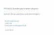 FYS3410 Condensed matter physics - UiO