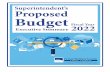 Superintendent’s Proposed Budget