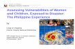 I.-Assessing Vulnerabilities of women and children Lina Castro