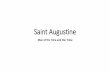 Saint Augustine - pacecumc.com