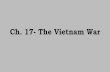 Ch. 17- The Vietnam War - Weebly