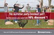 No summer party booked yet? - teamgeist.com