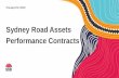 Sydney Road Assets Performance Contracts