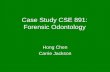 Case Study CSE 891: Forensic Odontology