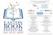 Book Fair Programs - Easton Book Festival