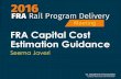 2016 FRA Capital Cost Estimation Guidance