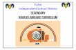 CISD Secondary Navajo Language Curriculum